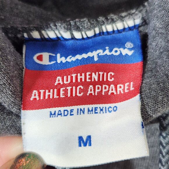 Champion University of Denver Grey Hoodie Sweatshirt Size M - Picture 6 of 12